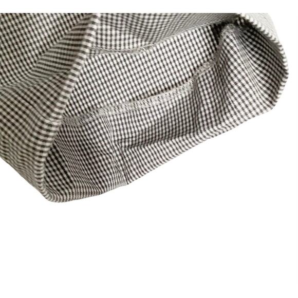 Classic Gray and White Checkered Women's Pants Sz 4 Brooks Brothers (Red Fleece) - Picture 8 of 8